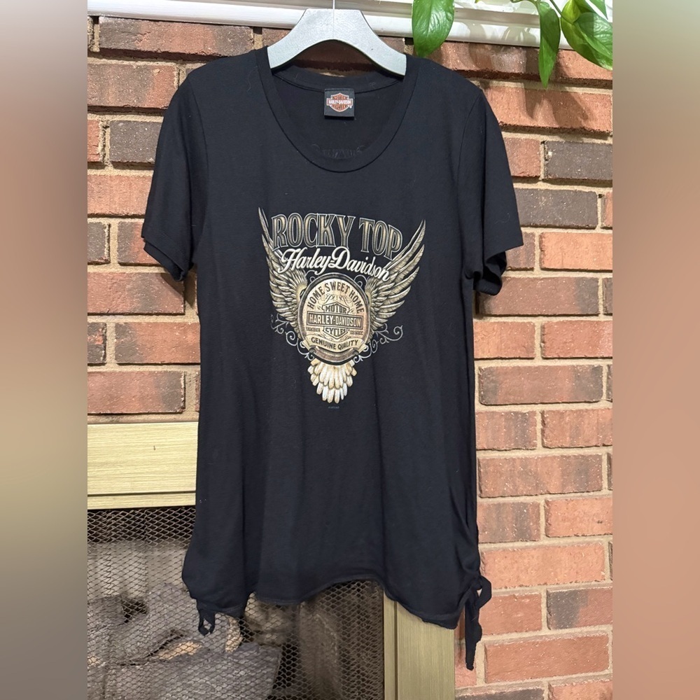 Rocky Top - Harley Davidson women Black tee